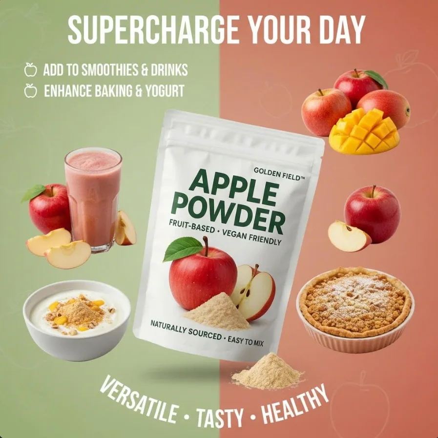 Crisp Apple Powder for Pies Baking Oatmeal 6.35 Ounce Pack - Sweet Dried Apple Flavor for Kitchen Baking Needs - Image 5