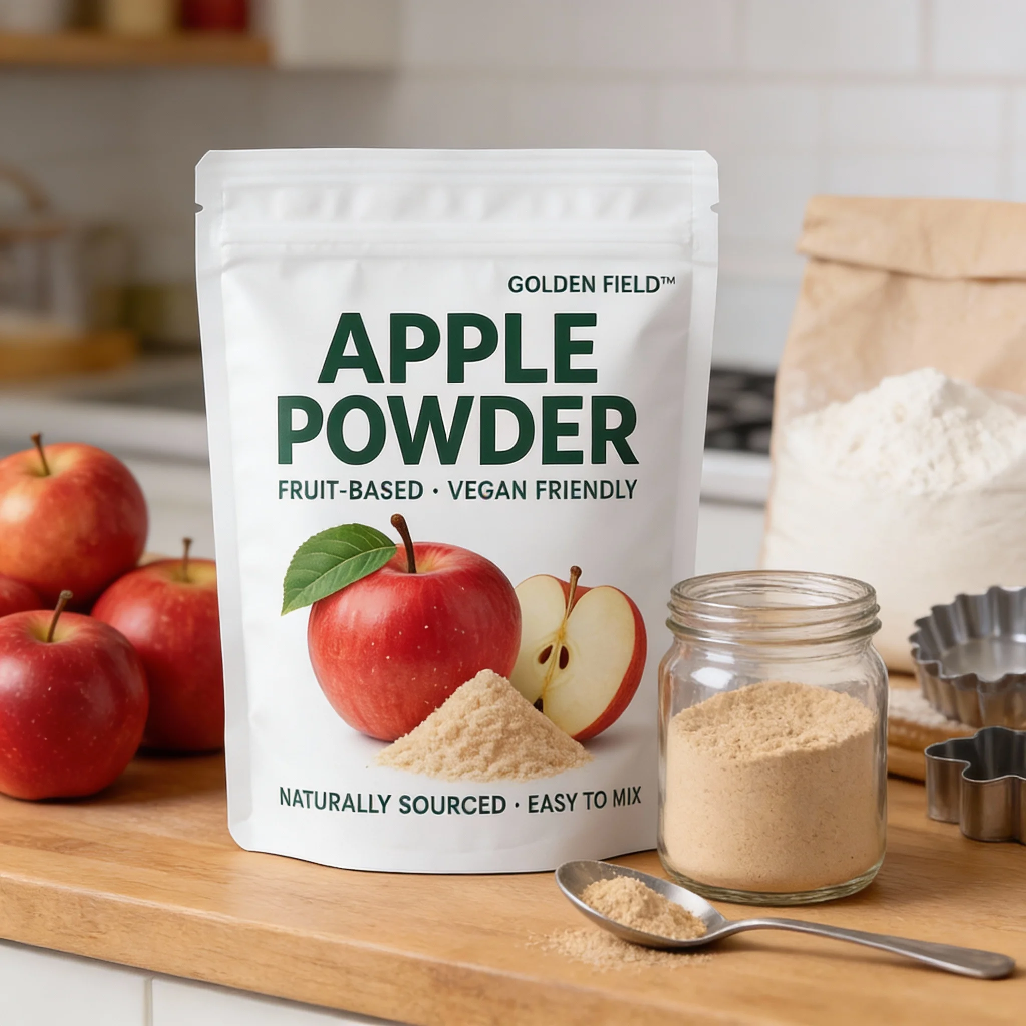 Crisp Apple Powder for Pies Baking Oatmeal 6.35 Ounce Pack - Sweet Dried Apple Flavor for Kitchen Baking Needs - Image 3
