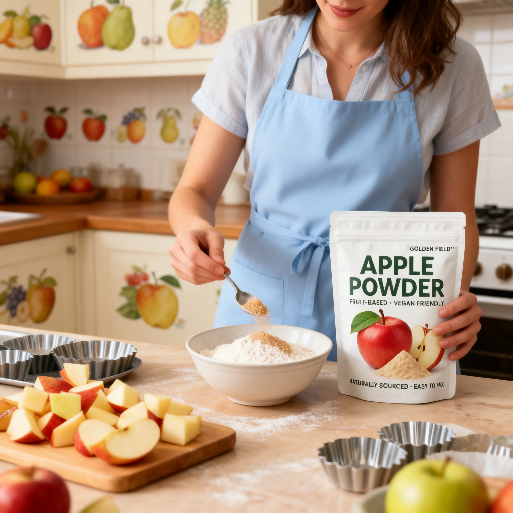 Crisp Apple Powder for Pies Baking Oatmeal 6.35 Ounce Pack - Sweet Dried Apple Flavor for Kitchen Baking Needs - Image 4