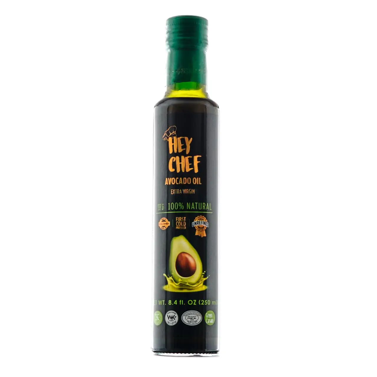 (2 Pack) Hey Chef Avocado Oil - Extra Virgin 8.4 oz