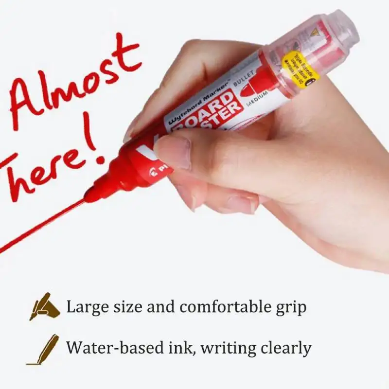Pilot V Board Master Mark Pen Dry Eraser Specialized for Whiteboard, Low-odor Straight Liquid Fillable Ink Office School Gadgets - Image 4