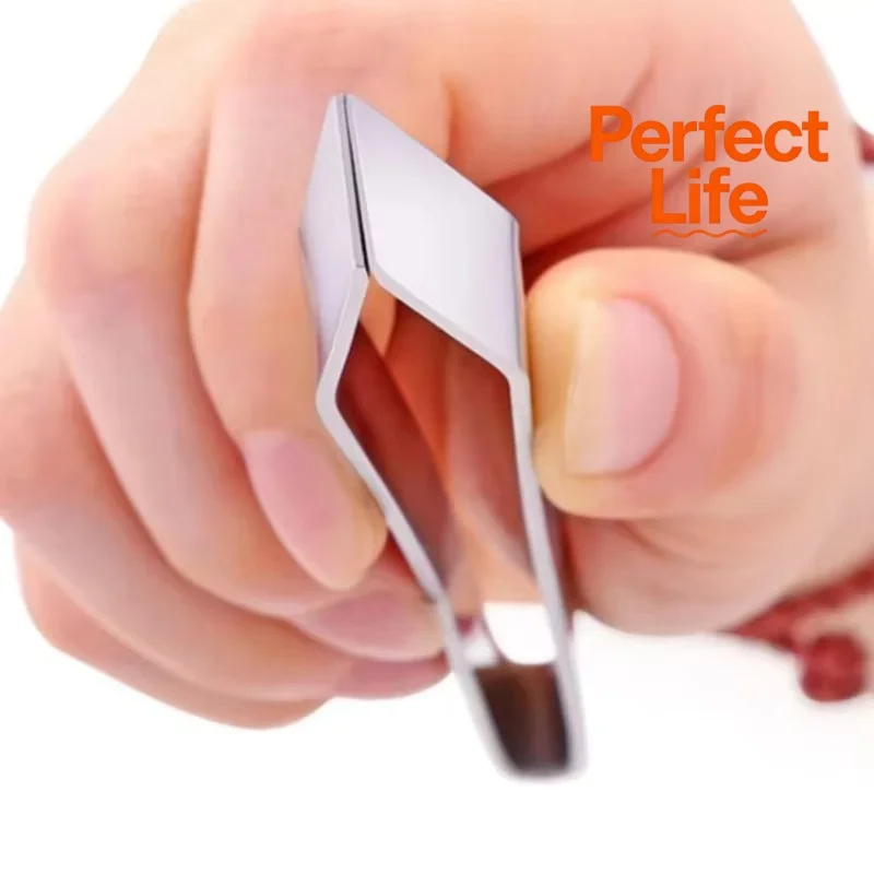 1pcs 430 Stainless Steel Fish Bone Tweezers Pincer Clip Puller Remover Tongs Fish Bone Plucking Clamp Kitchen Gadgets Tools - Image 2