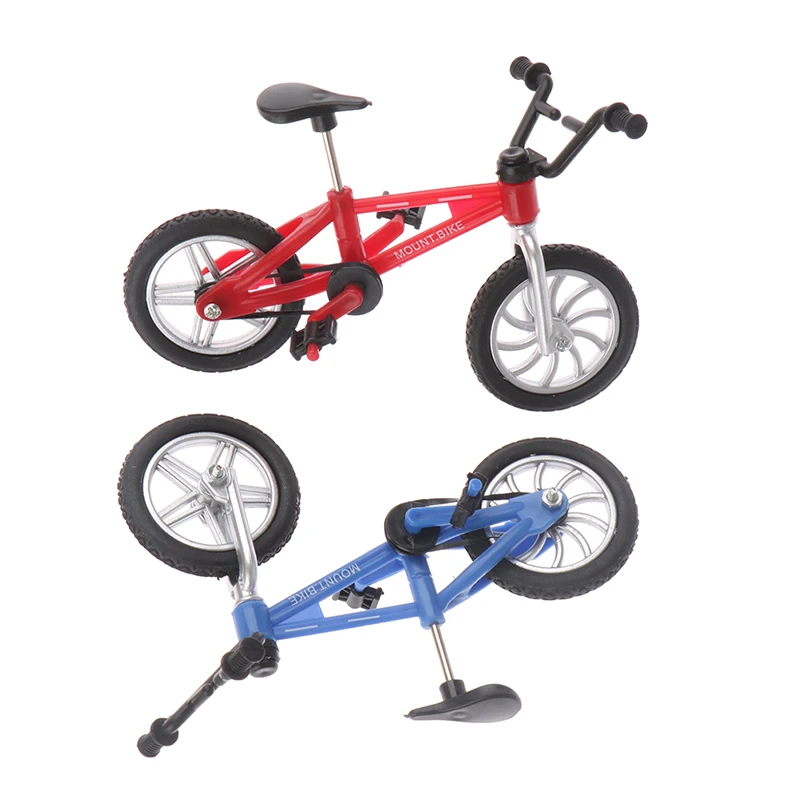 1pc Retro Alloy Mini Finger BMX Bicycle Assembly Bike Model Toys Gadgets Gift Toys Model Mini Portable Bike For Kid - Image 5