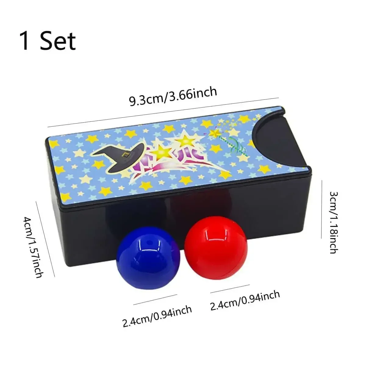 New Funny Gadgets Kids Toys Changeable Magic Box Turning The Red Into The Blue Ball Props Tricks Classic Magic Tricks - Image 6