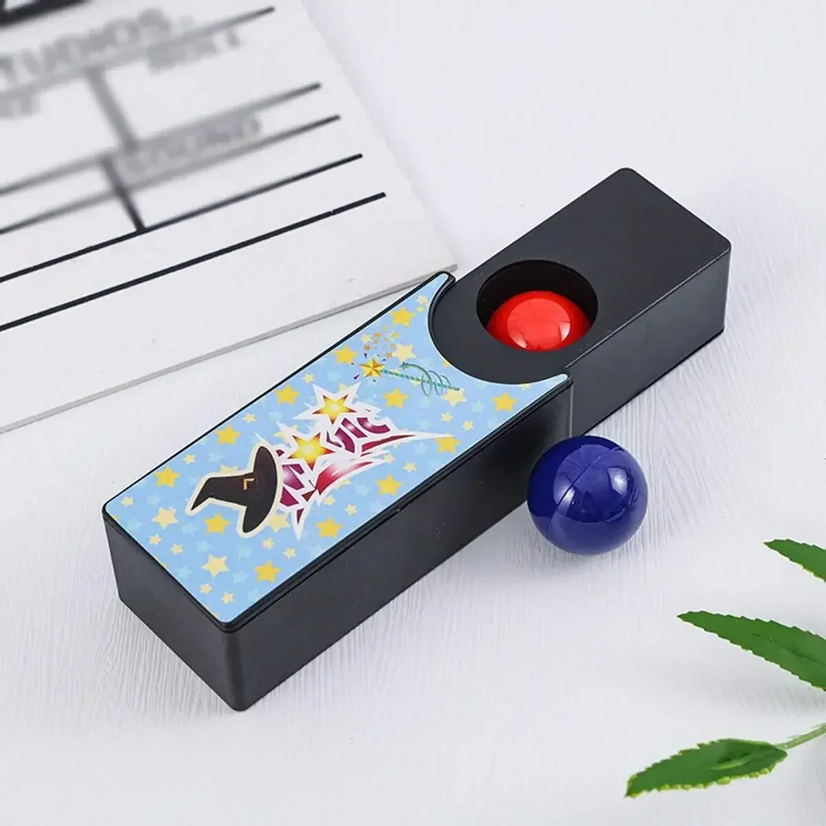 New Funny Gadgets Kids Toys Changeable Magic Box Turning The Red Into The Blue Ball Props Tricks Classic Magic Tricks - Image 2