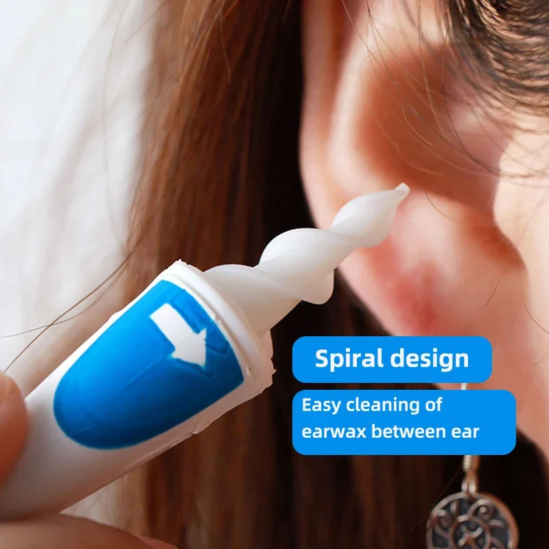 16 Ear Cleaning Set Ear Scoop Cleaning Ear Wax Silicone Soft Spiral Beauty Care Gadget Portable Personal Hygiene Set - Image 2
