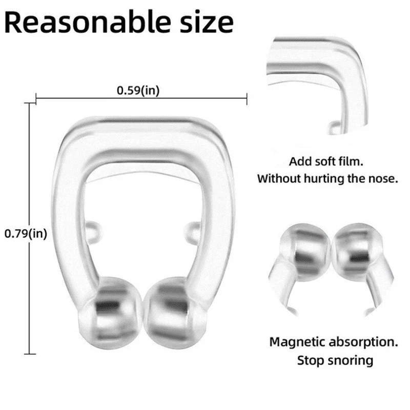 Hot Anti Snoring Corrector Snore Prevention Gadget Men Women Anti-Snore Device Snore Elimination Nose Clip Quiet Sleep Night - Image 6