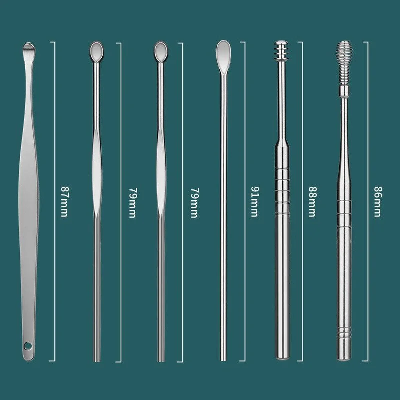 Earwax Removal Tools Ear Wax Cleaner Pick Digging Artifact Earpick Cleaning Ears Remover For Clean Your Kit Gadgets - Image 5