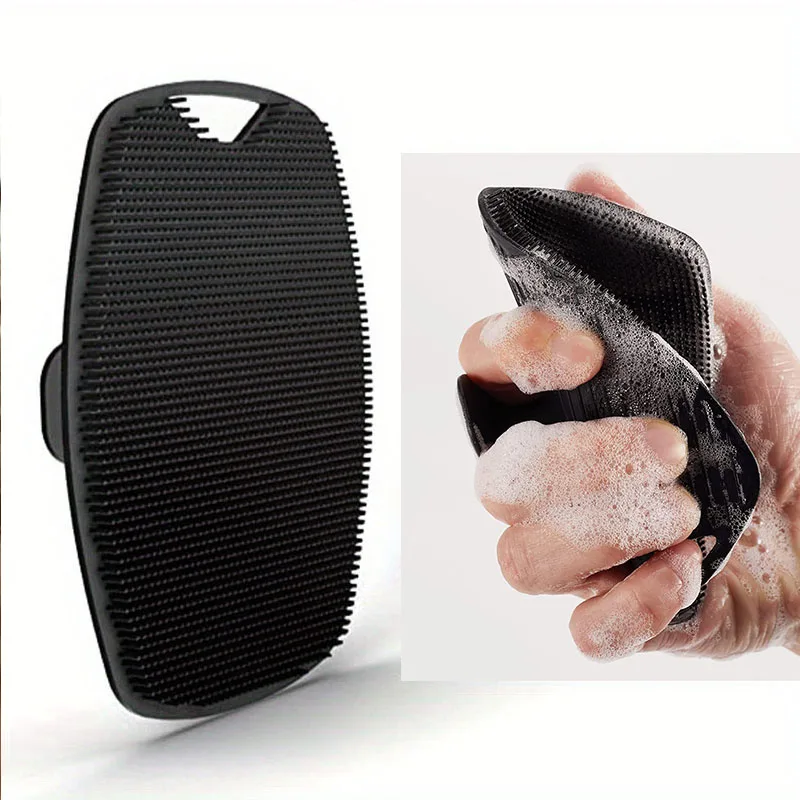 Exfoliating Silicone Bath Brush Portable Shower Gentle Massage Bath Face Washing Cleaning Brush Bath Gadget facial brush MYS007