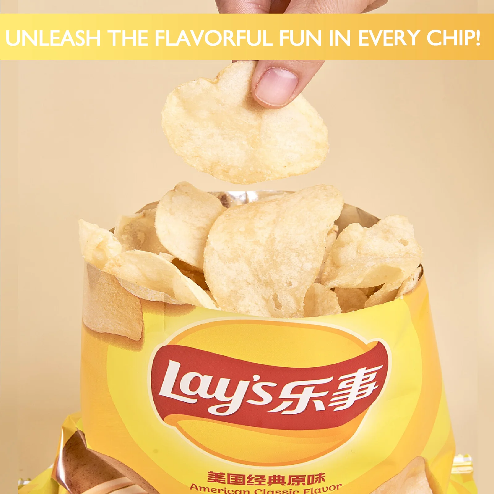 Lay's Potato Chips,Wave Chips 2.29/2.47oz(65/70g)*3 Packs Satisfying Snacks Office Snack Food Sale - Image 3