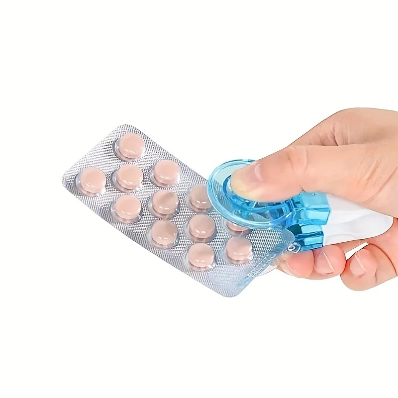 1pc Portable Pill Taker Remover with Medicine Box Household Gadgets, Tablets, Pills Assistance Tool New Design Pill Dispenser - Image 6