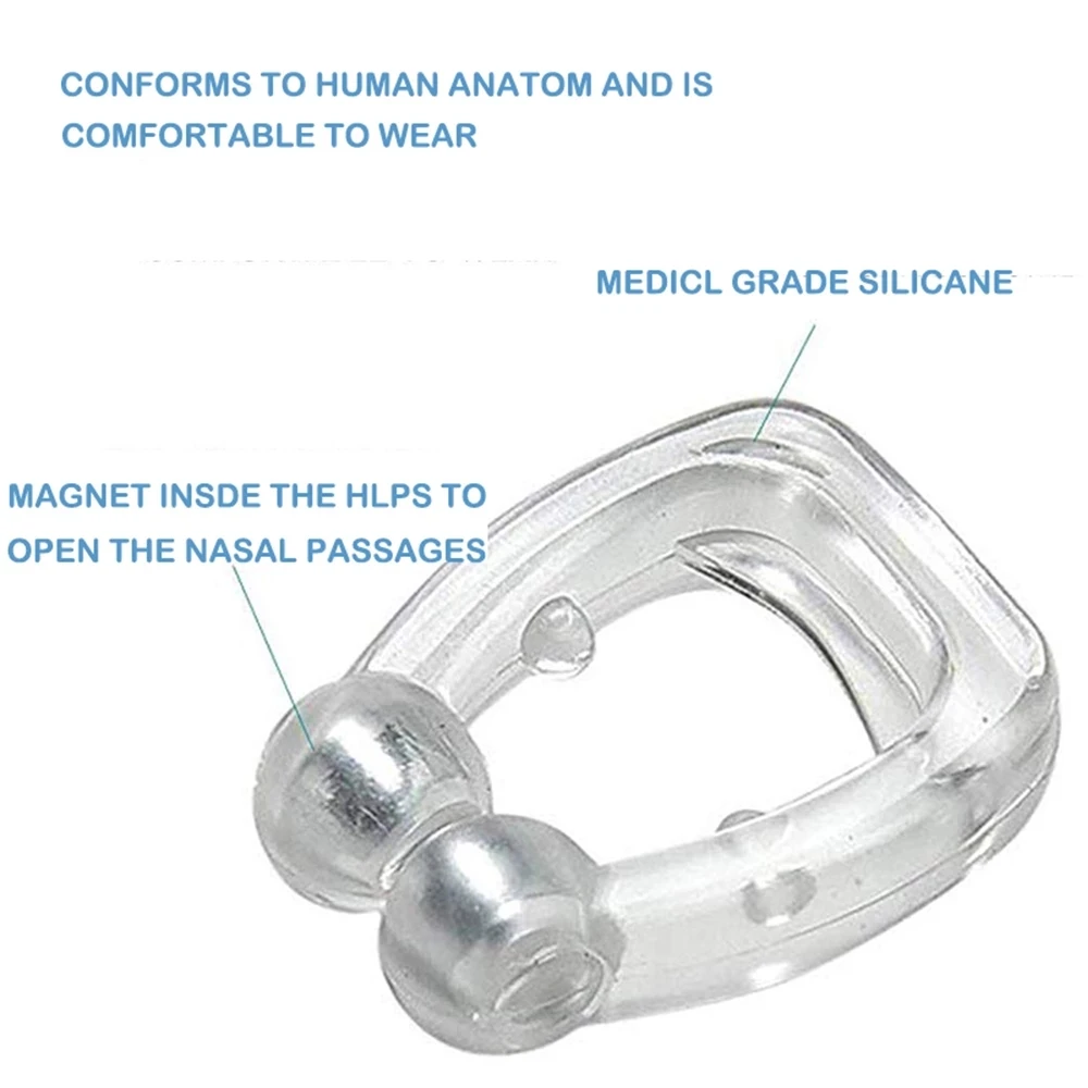 Hot Anti Snoring Corrector Snore Prevention Gadget Men Women Anti-Snore Device Snore Elimination Nose Clip Quiet Sleep Night - Image 5