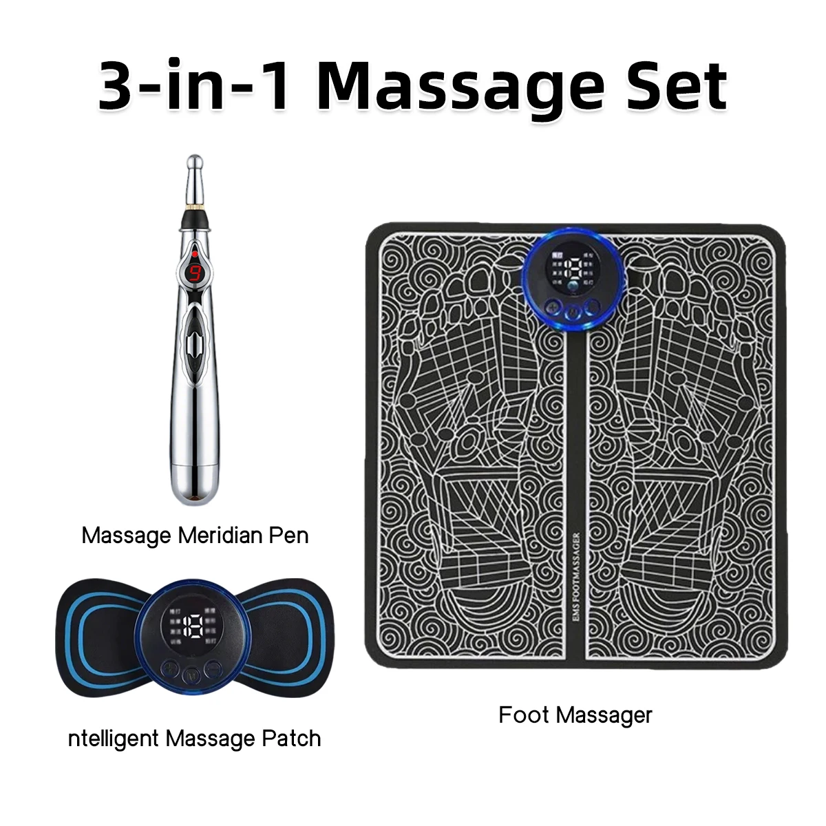 Electric Foot Massager Trainer for Muscles Suitable for Massage Fitness Outdoor Sports and Home Leisure an Essential Gadget