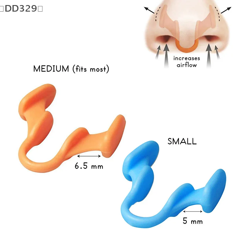 〔DD329〕Anti Snoring Nasal Dilator Improve Sleep Silicone Nose Clip Sleeping Aid Prevention Gadget Anti-Snoring Devices Help B - Image 4
