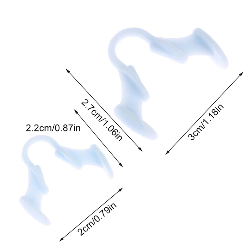 4Pcs Silicone Anti-Snoring Corrector Snore Prevention Gadget Women's Anti-Snore Device Snore Elimination Nose Clip - Image 6