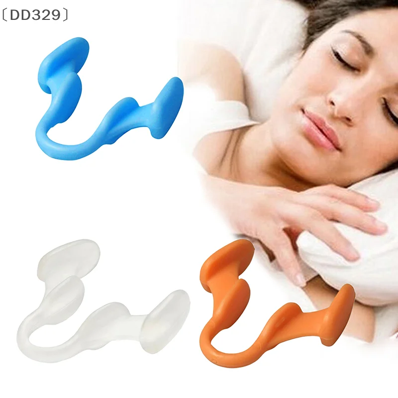 〔DD329〕Anti Snoring Nasal Dilator Improve Sleep Silicone Nose Clip Sleeping Aid Prevention Gadget Anti-Snoring Devices Help B - Image 2