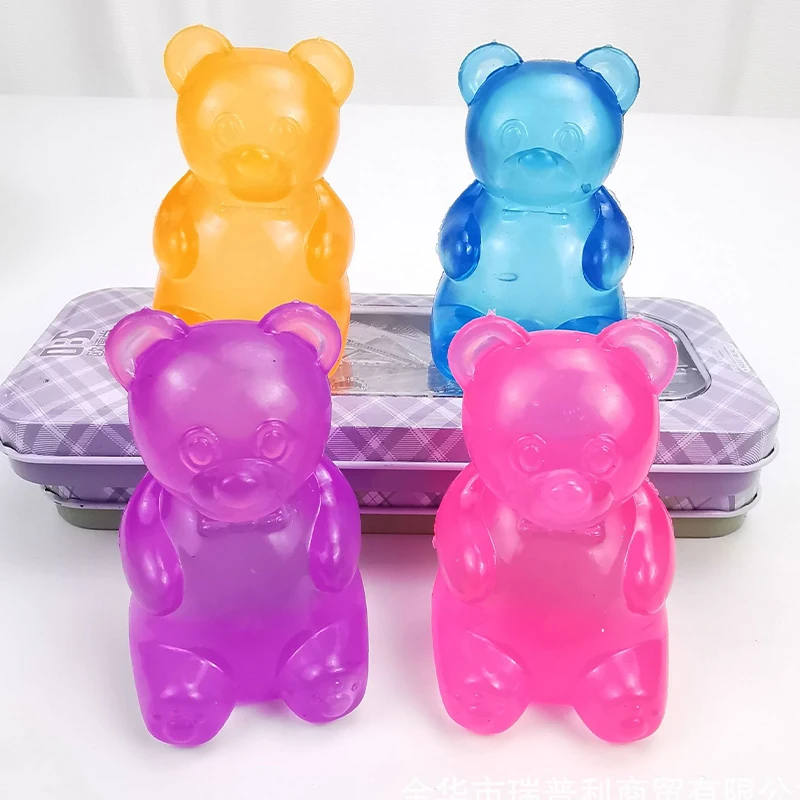 Cute Bear Needoh Sensory Fidget Cube Stress Relief Anxiety Sensory Tool for Focus ADHD & Office Desk Calming Gadget Squeeze Toy - Image 3
