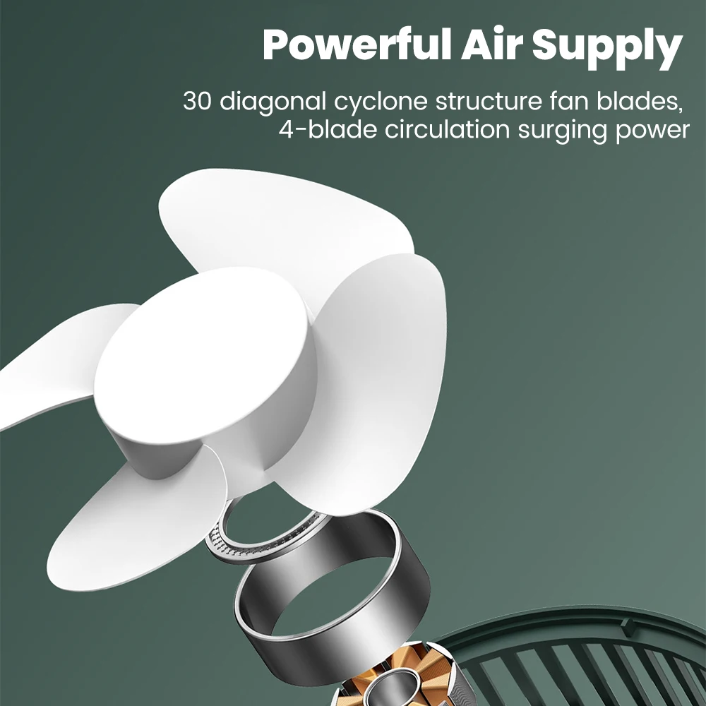 Mini USB Rechargeable Table Fan Portable USB Small Fan Fan For Student Dormitory Computer Summer Gadget Home Desk Office - Image 5