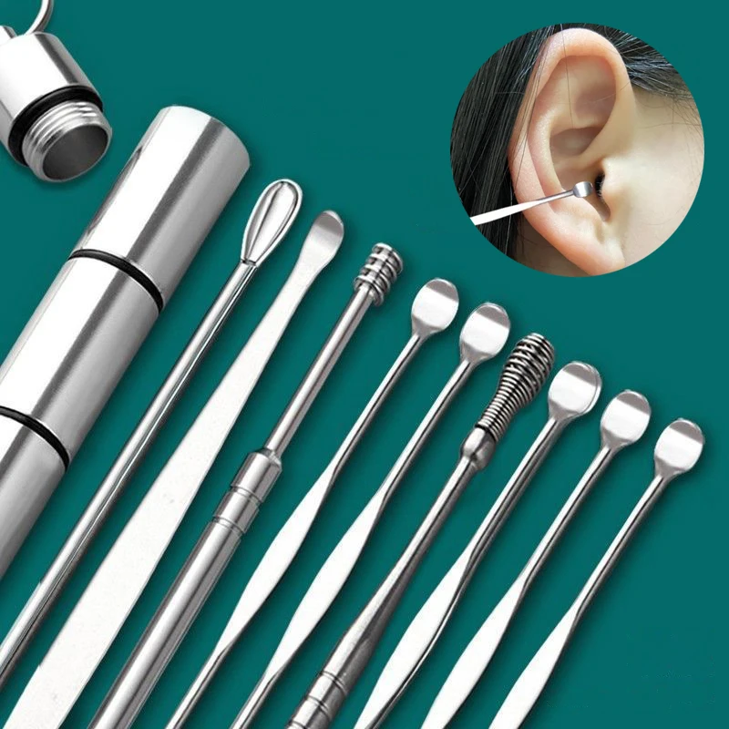Earwax Removal Tools Ear Wax Cleaner Pick Digging Artifact Earpick Cleaning Ears Remover For Clean Your Kit Gadgets - Image 2