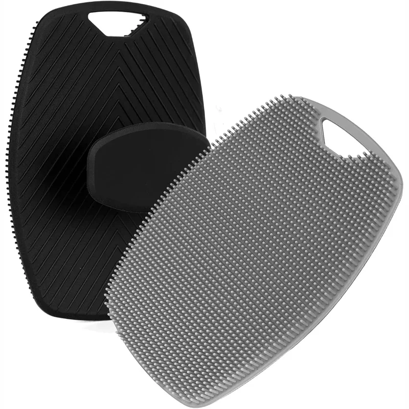 Exfoliating Silicone Bath Brush Portable Massage Bath Brush Body Scrubber Shower Gel Skin Washing Massage Brush Gadget Bathroom - Image 4